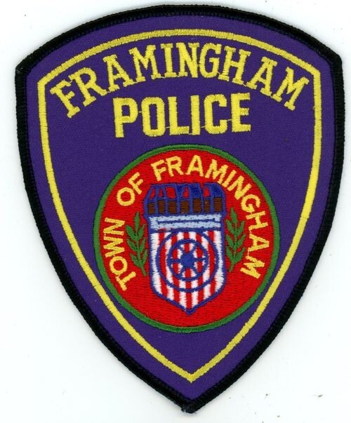 MASSACHUSETTS MA FRAMINGHAM POLICE NICE SHOULDER PATCH SHERIFF