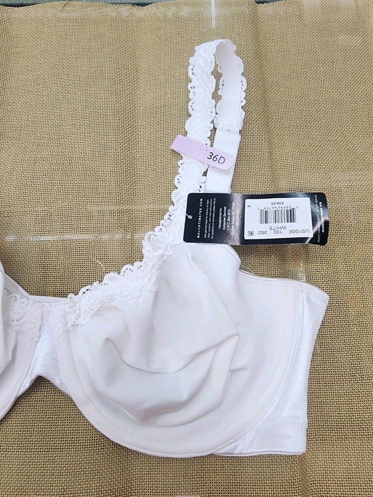 Bali Smoothing Underwire Bra 36D NEW! 1pc