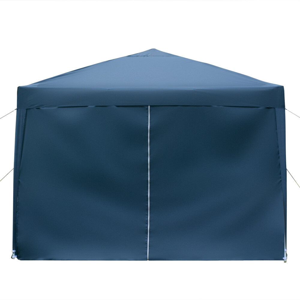 3 x3m Two Doors & Two Windows Practical Waterproof Right-Angle Folding Tent Blue