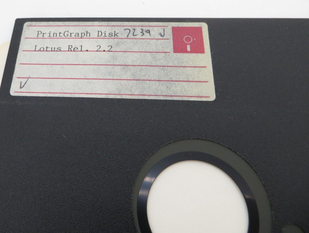 LOTUS Rel. 2.2 5.25" Floppy Disk vintage Computer Program Discs
