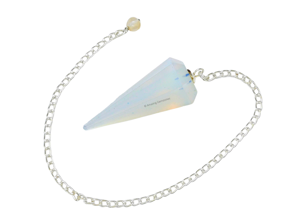 Opalite Dowsing Crystal Pendulum