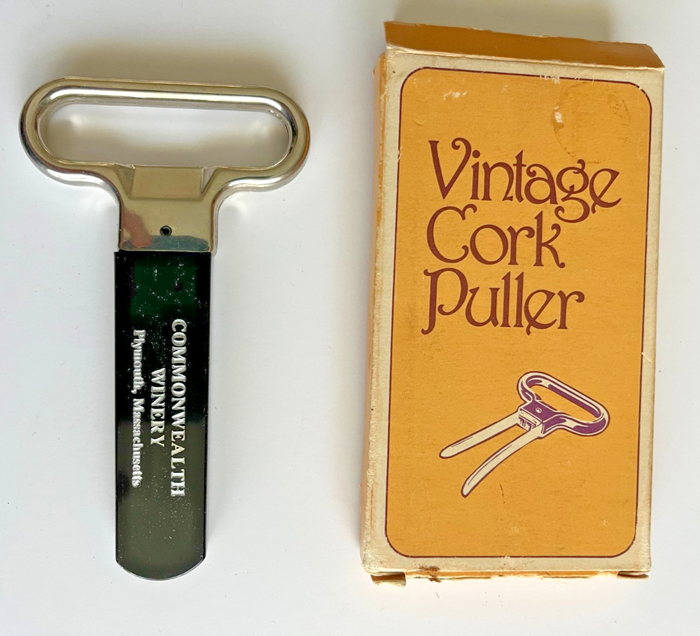 Vintage Cork Puller with Sheath and Box
