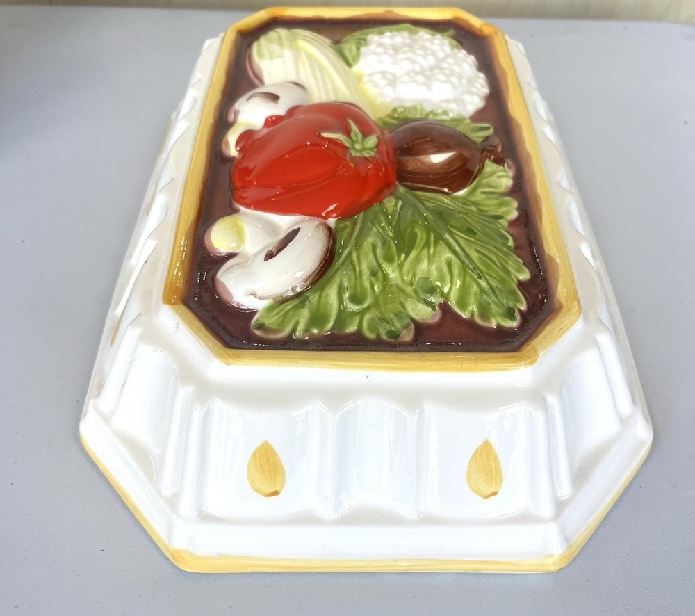 Vintage Vegetable Jello Mold Kitchen Wall Decor Gailstyn-Sutton Hand Painted