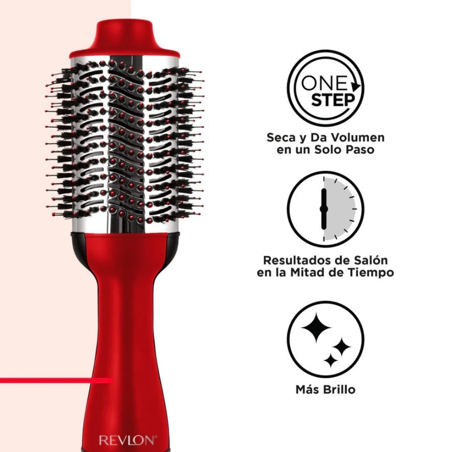 REVLON One-step Titanium dryer and volumizer - Red Titanium- Spanish Version