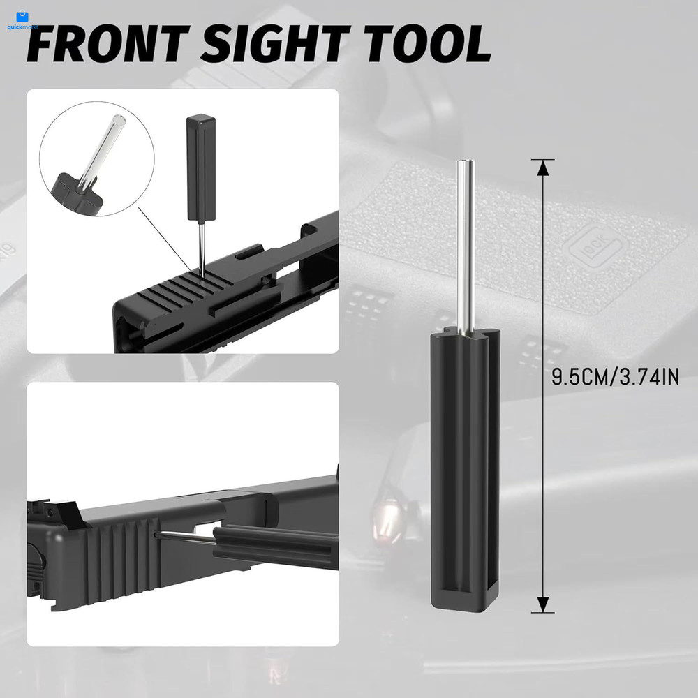 Universal Tool Kit with Front Sight Tool, Magazine Disassembly and Black