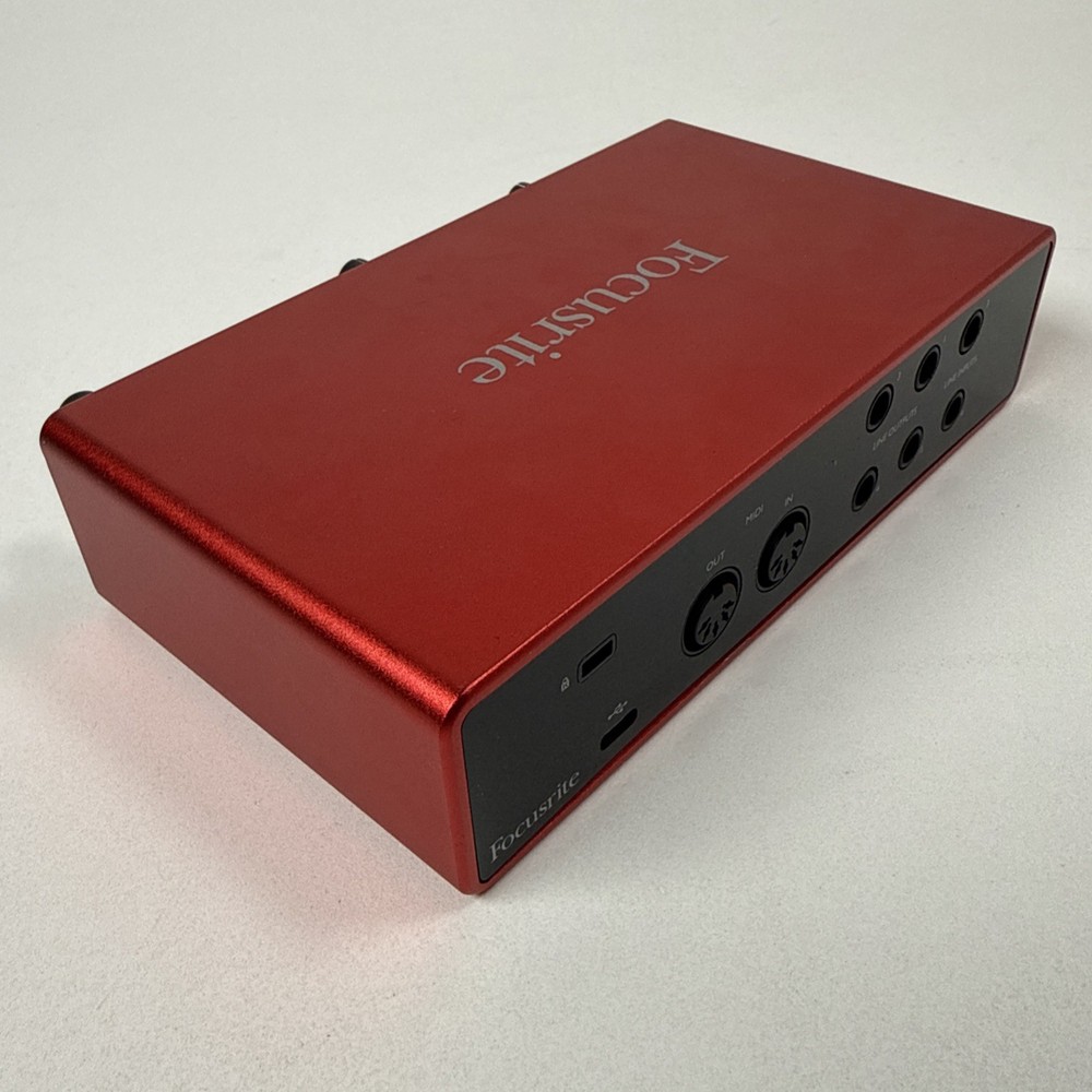 Focusrite Scarlett 4i4 3rd Gen USB Audio Interface Tested Working