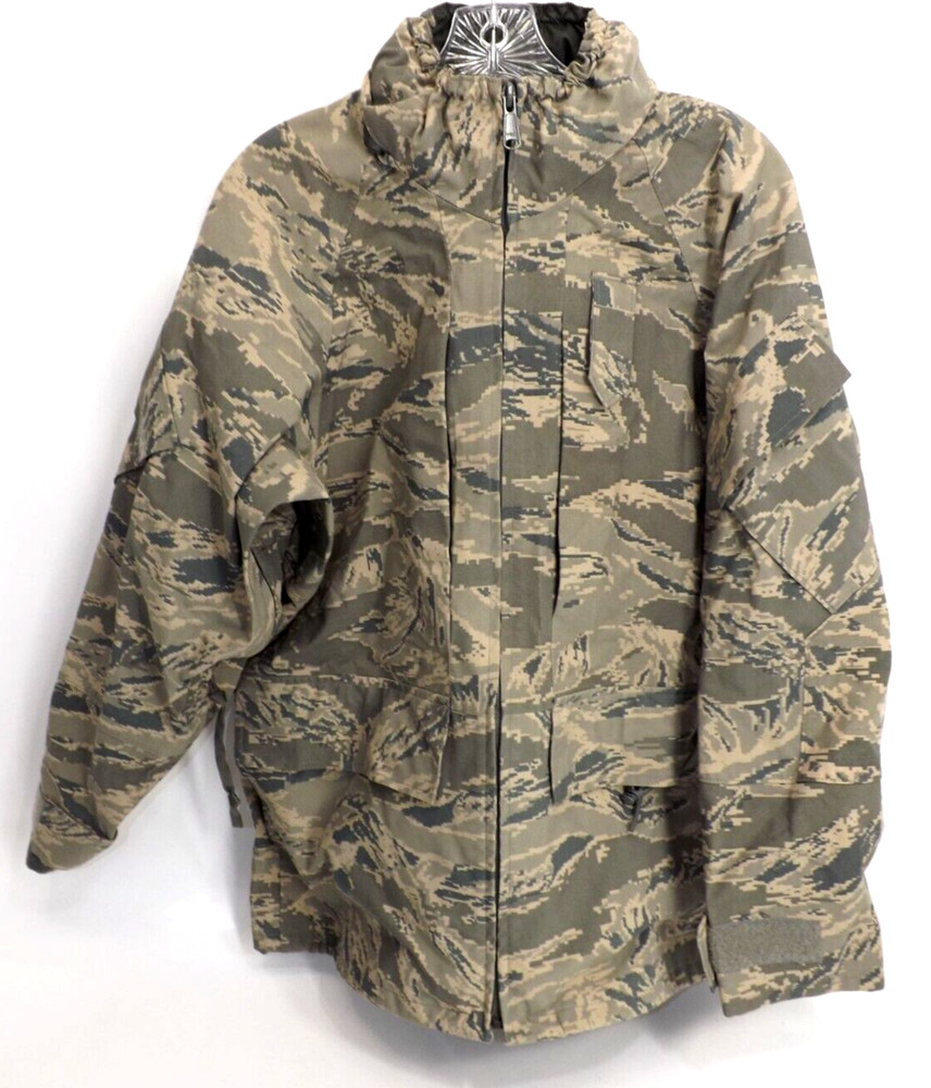 Propper Military Tiger Stripe Goretex Camouflage APECS Parka - Size Medium-Short