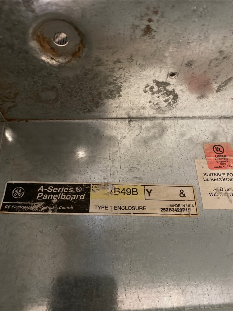 Used GE AB49B 49" Panel Board Enclosure Box Only A-Series