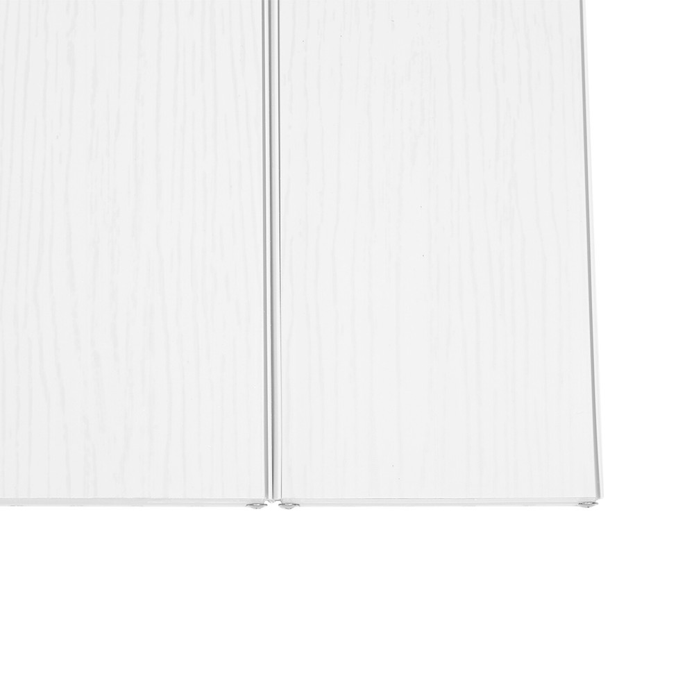 160*80cm Bath Cover Foldable White wood grain Rectangular Bath Lid for Bathroom