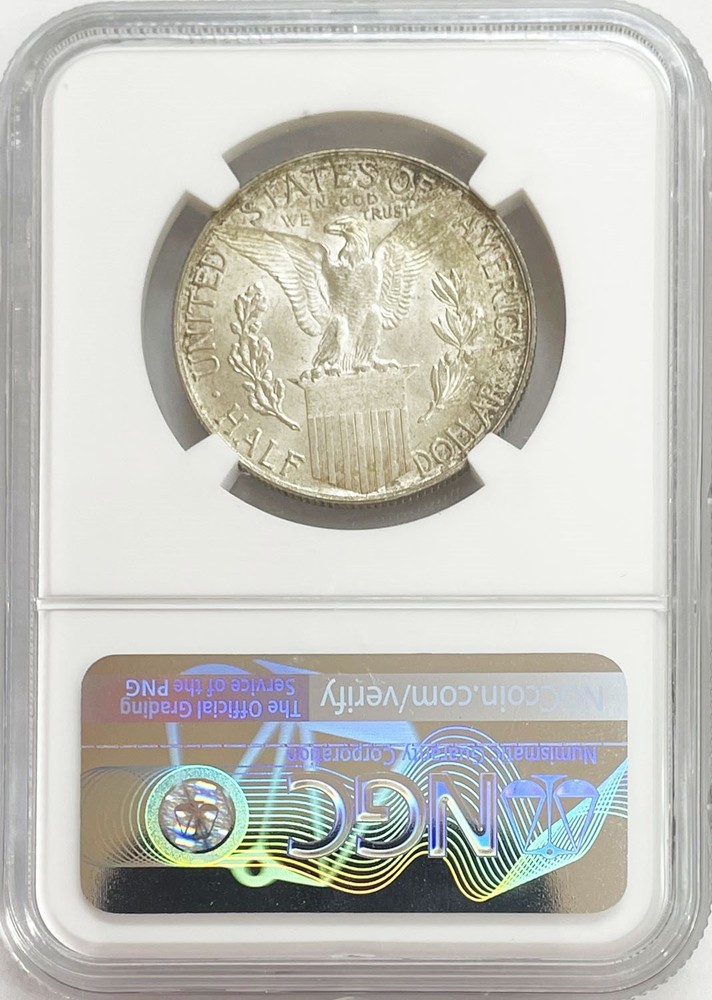 1915 S SILVER PANAMA-PACIFIC COMMEMORATIVE HALF DOLLAR NGC MINT STATE 64