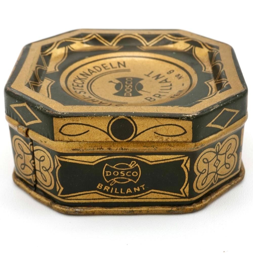 Vintage DOSCO German Tin Box for Steel Needles (Empty)