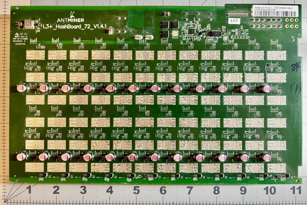 Bitmain Antminer L3+ Hashboard Scrypt