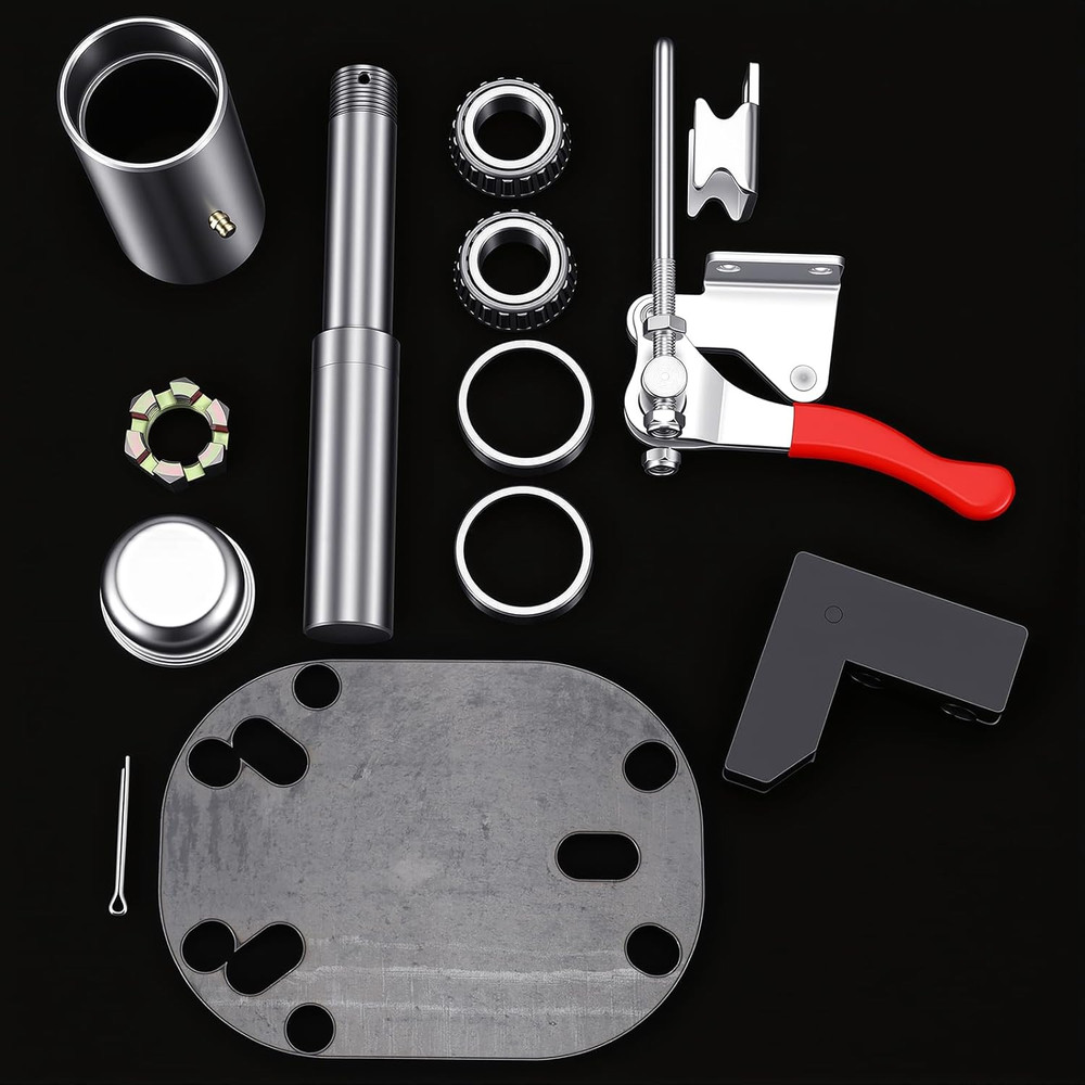 Canchiing Tire Carrier Hinge Kit Include Necessary Latch, Slewing Bearing,...