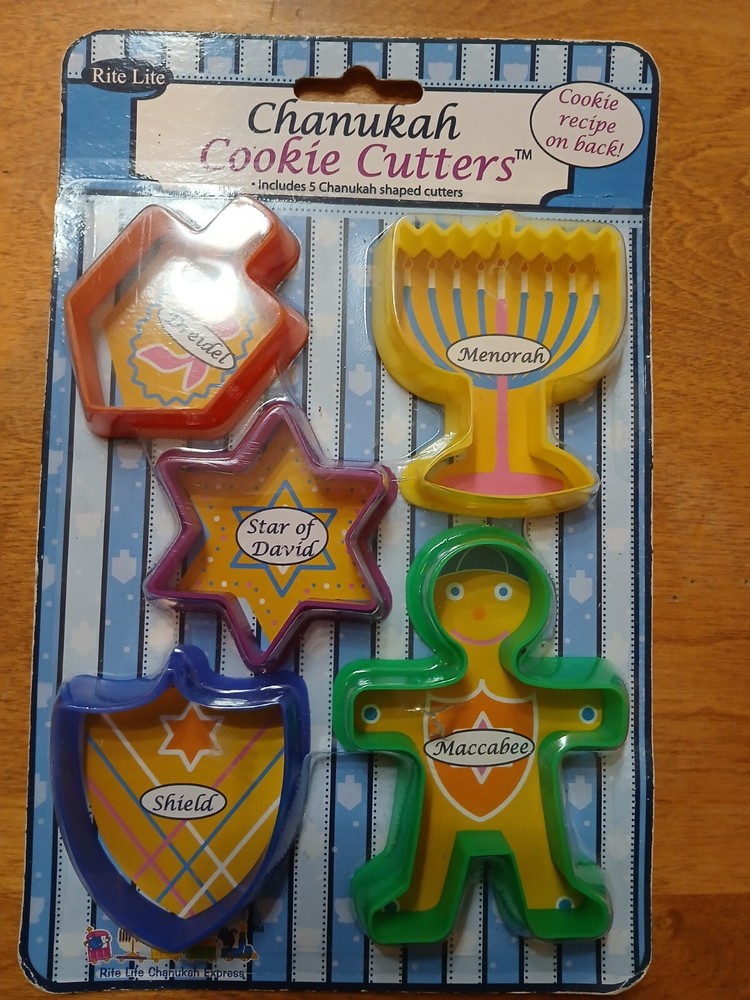 Rite Lite Chanuaka Cookie Cutters New