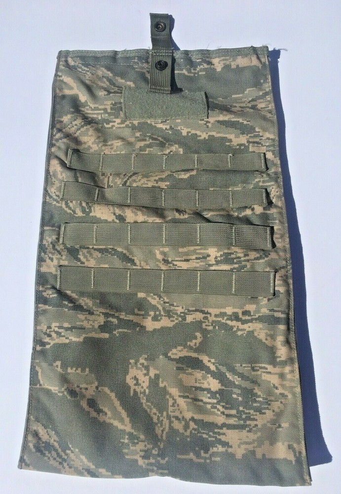 US Military Surplus Molle Panel Tiger Stripe air force Hydration Pouch