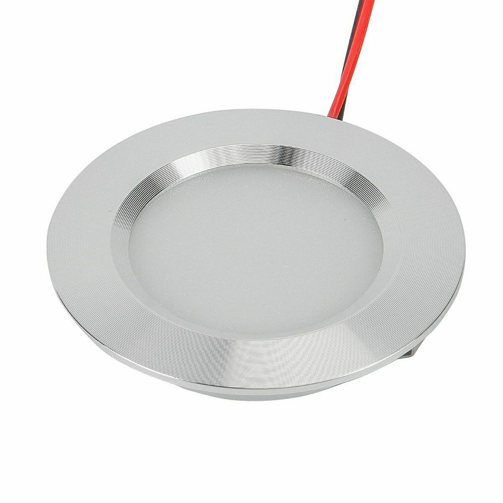12V LED Lights Recessed Ceiling Light For RV Camper Interior Cool White 6400K
