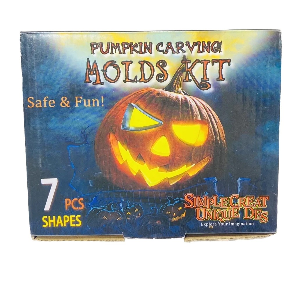 Pumpkin Carving Mold Kit - New