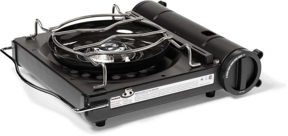 Fore Winds by Iwatani Luxe Camp Stove Large, Black