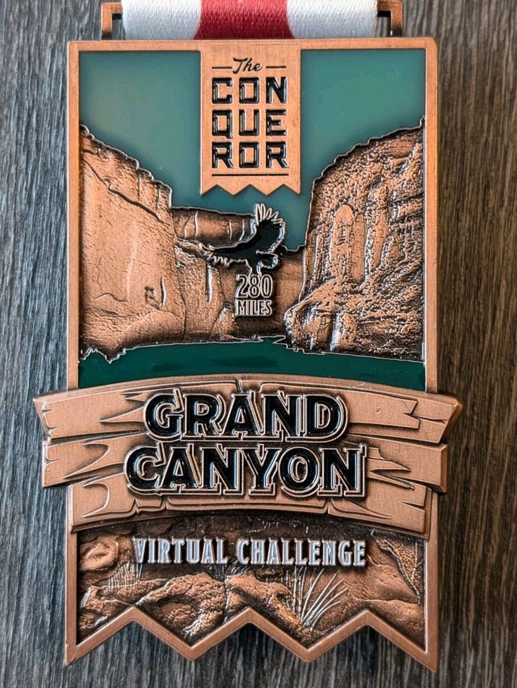 CONQUEROR Virtual Challenge Medal GRAND CANYON