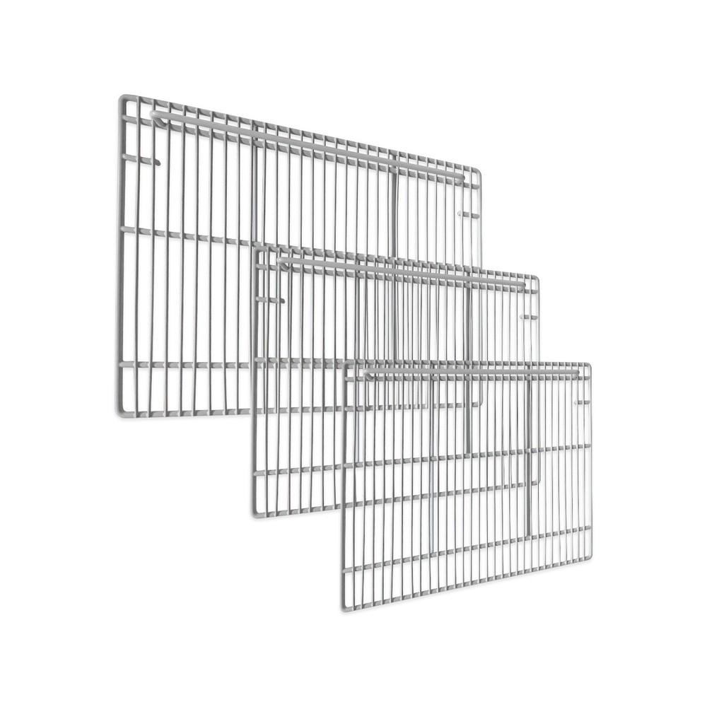 Replacement type three-piece shelf for commercial Freezer and Refrigerator
