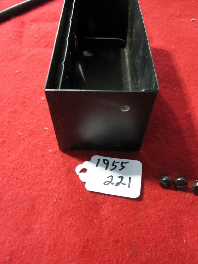1955 Singer Featherweight sewing machine case metal accessory side box tray