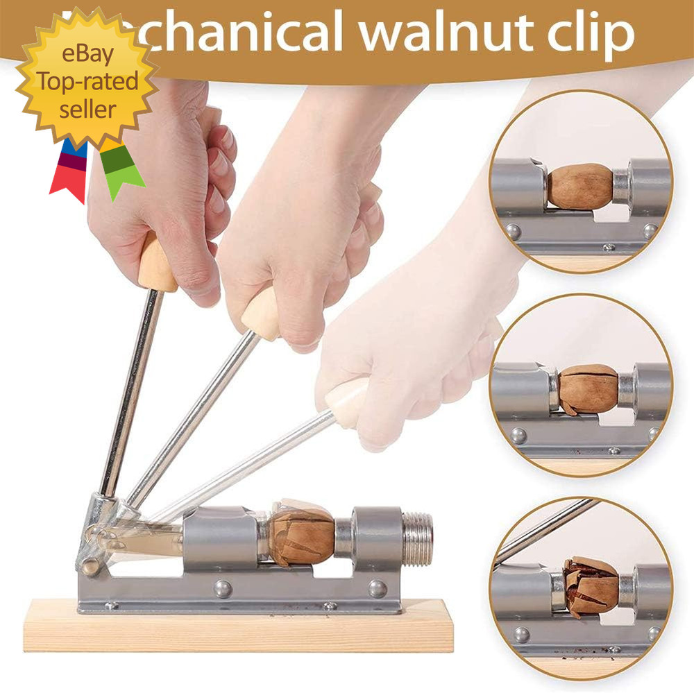 Nutcracker Heavy Duty Pecan Walnut Cracker Plier Opener Tool for Easy Cracking