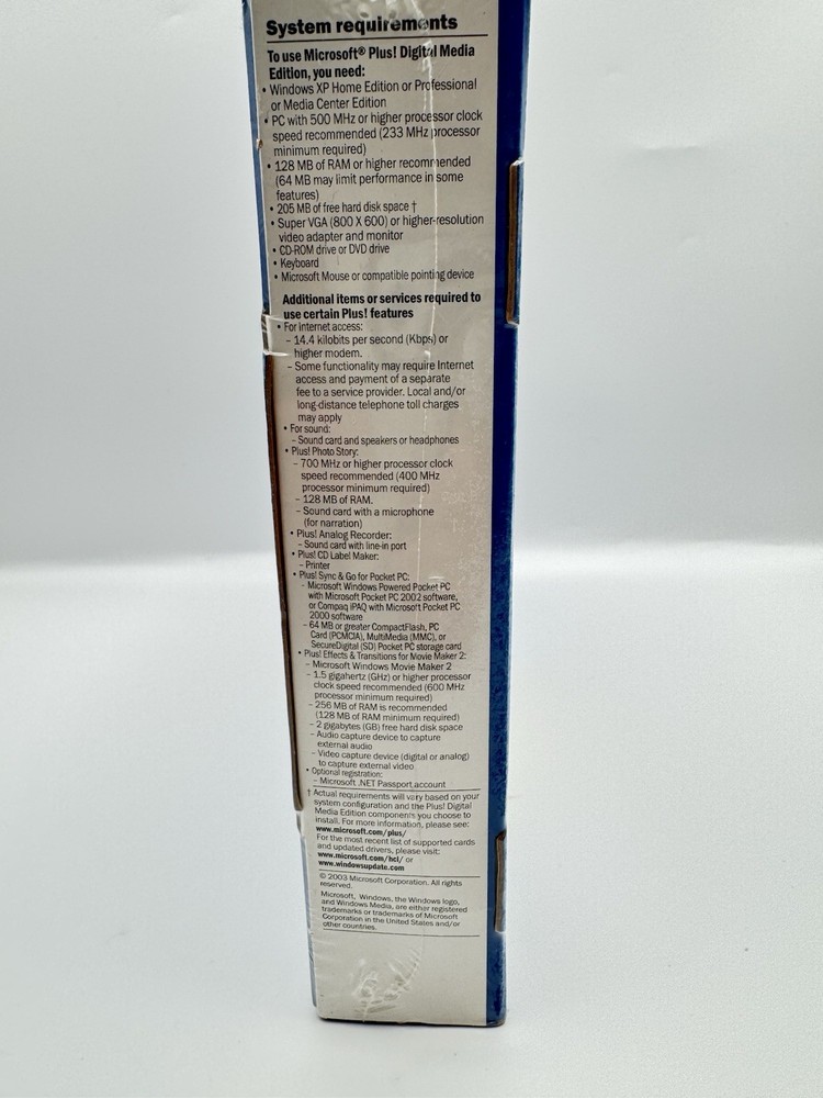 Microsoft Plus! Digital Media Edition_Genuine Product