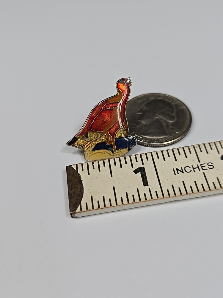 Pheasant Bird Lapel Pin