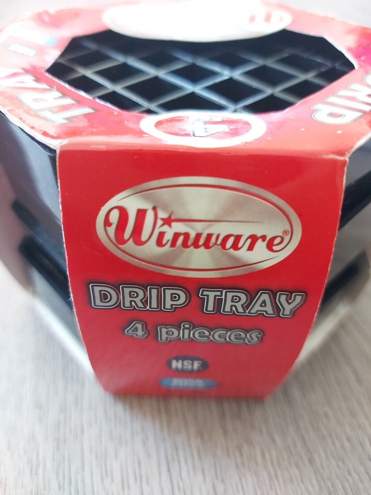 Winware 4.5" 4 Piece Drip Trays DT-45