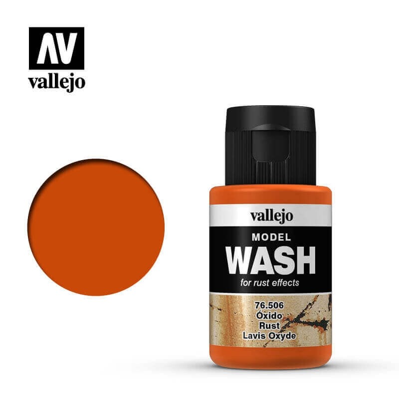 Vallejo Rust Model Wash 35ml Bottle 76.506