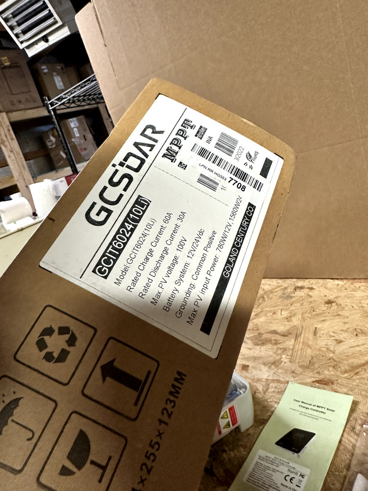 GCSOAR GCIT6024(10Li) mppt solar charge controller 60a