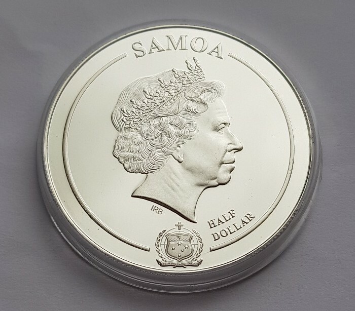 2021 Samoa Official Licenced Harry Potter Half Dollar Silver Plated Coin - Mint