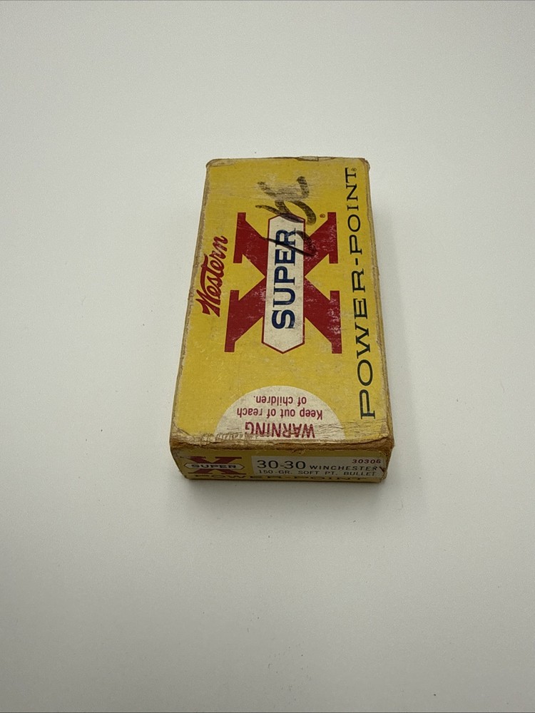 Western Super X Power Point 30-06 Springfield 150 Gr Empty Ammo Box No Insert