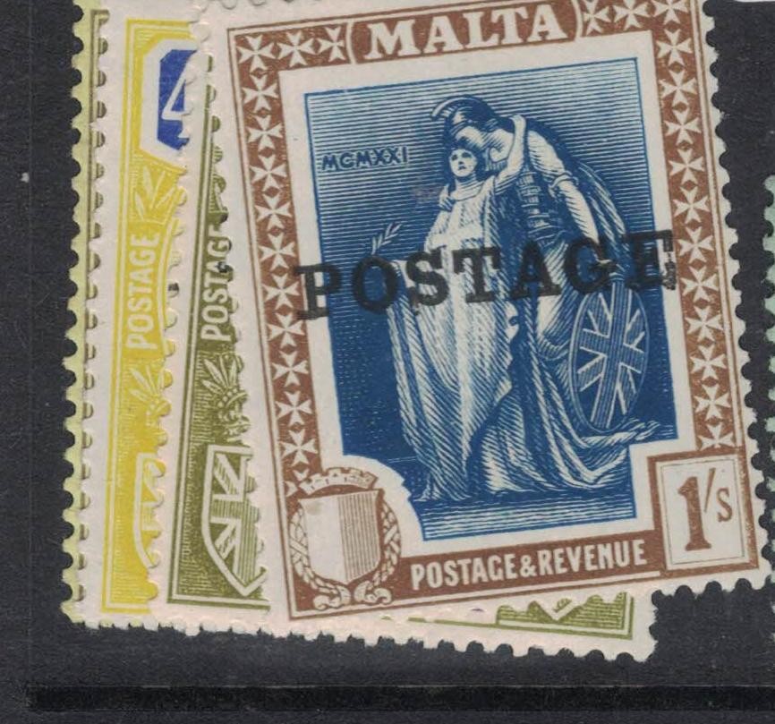 Malta SG 149-52 MOG (9fkh)
