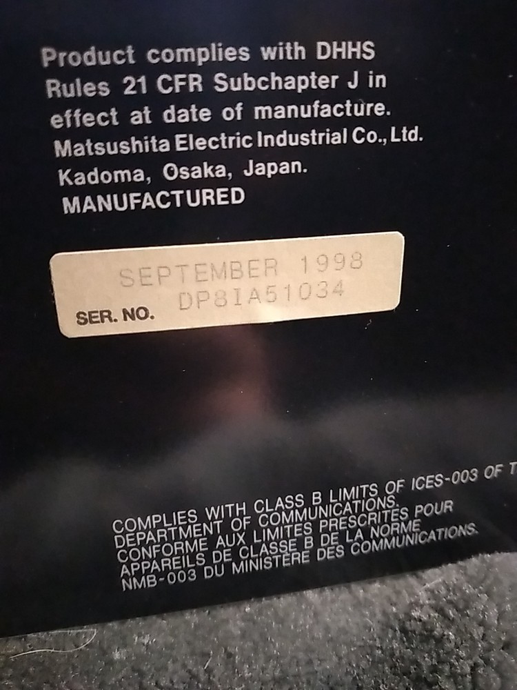 Technics #SL-PD688 5 Disc CD Player