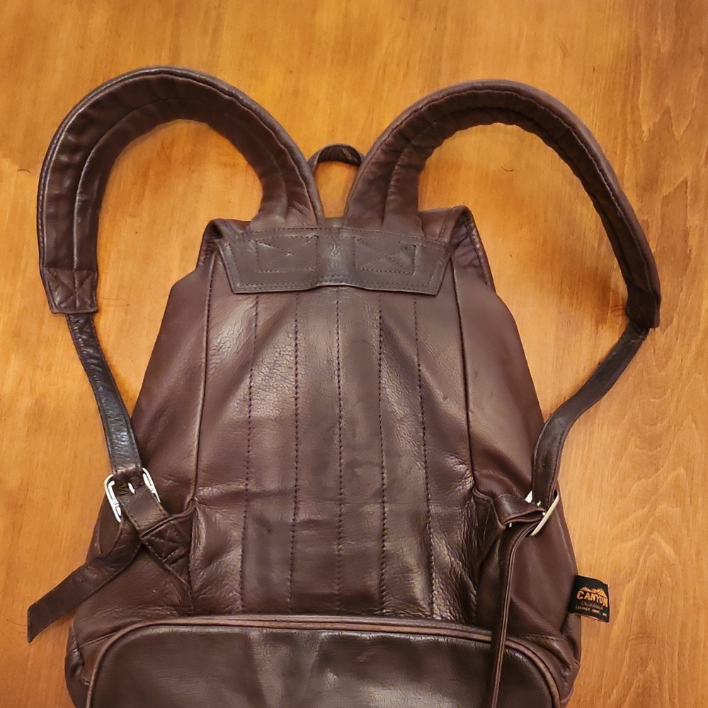 Canyon Outback Leather Goods Brown Backpack