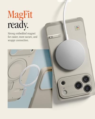 for Case, Classic LS MagFit [Camera Control Button] iPhone 17 Pro Stone