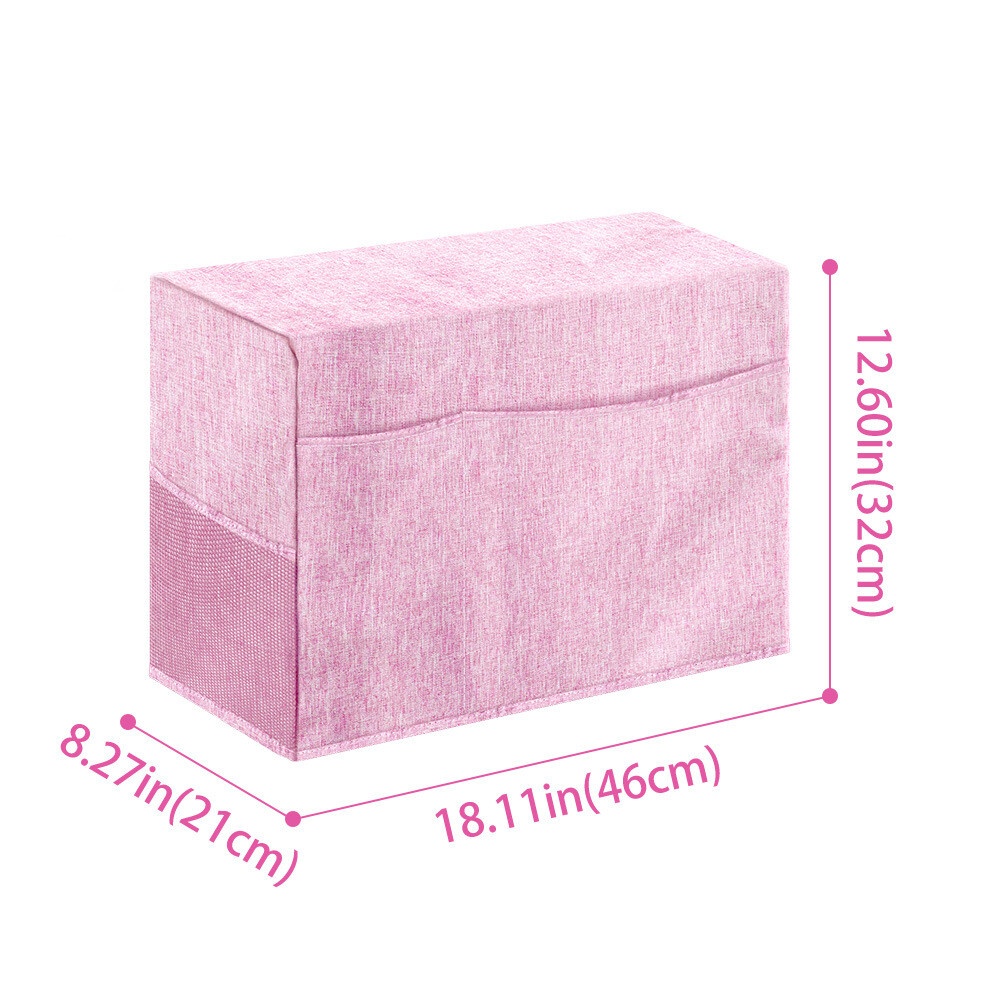 Sewing Machine Protector Dust‑Proof Cover With Tool Storage Pocket 46x21x32cm