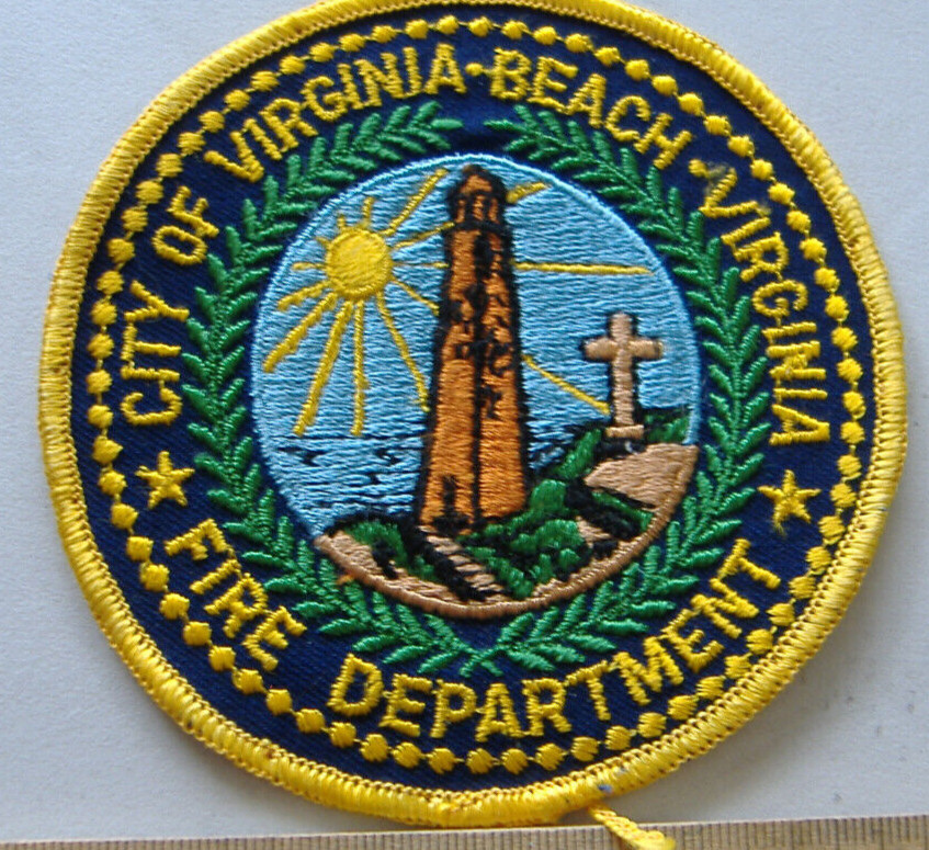 VIRGINIA BEACH VIRGINIA FIRE DEPARTMENT      FABRIC PATCH
