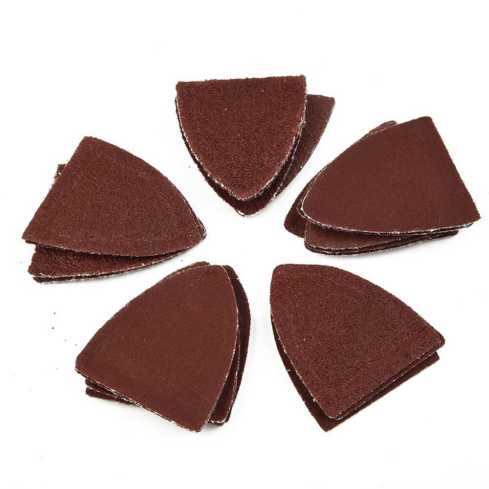Multi Tool Triangular Sander Pad 25 Sanding Sheets For Oscillating Power Tool