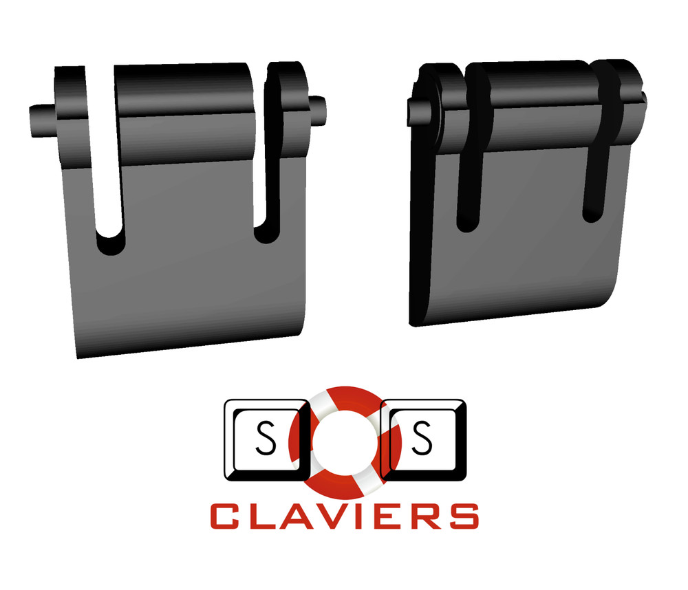 Fox Meca Red LDLC Keyboard Replacement Feet