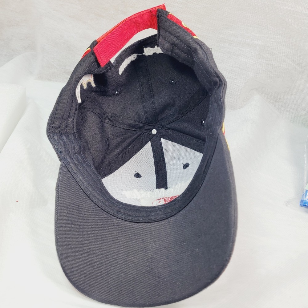 Black Strikemaster Fire in the Hole Billed Cap, Adjustable Strap