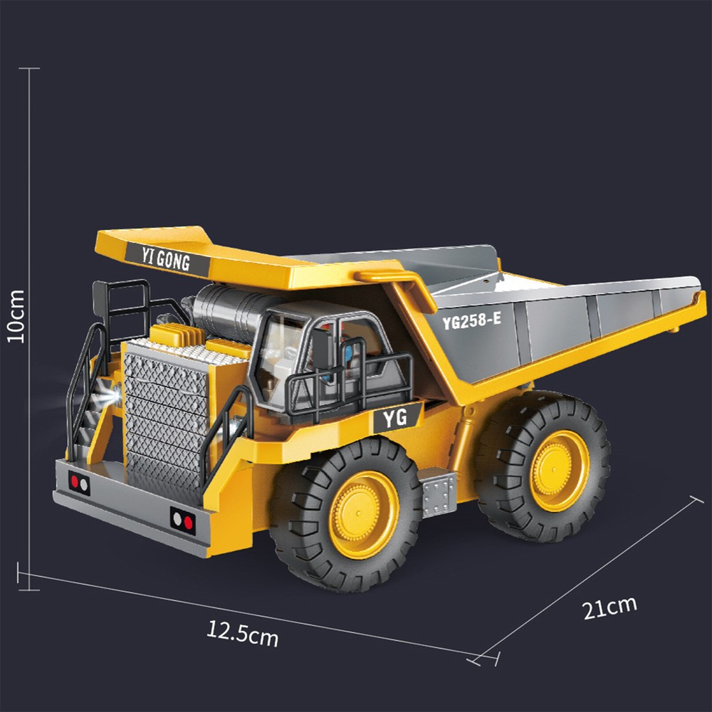 Engineering RC Excavator Toy 1:20 Scale Remote Control Construction Truck Gift