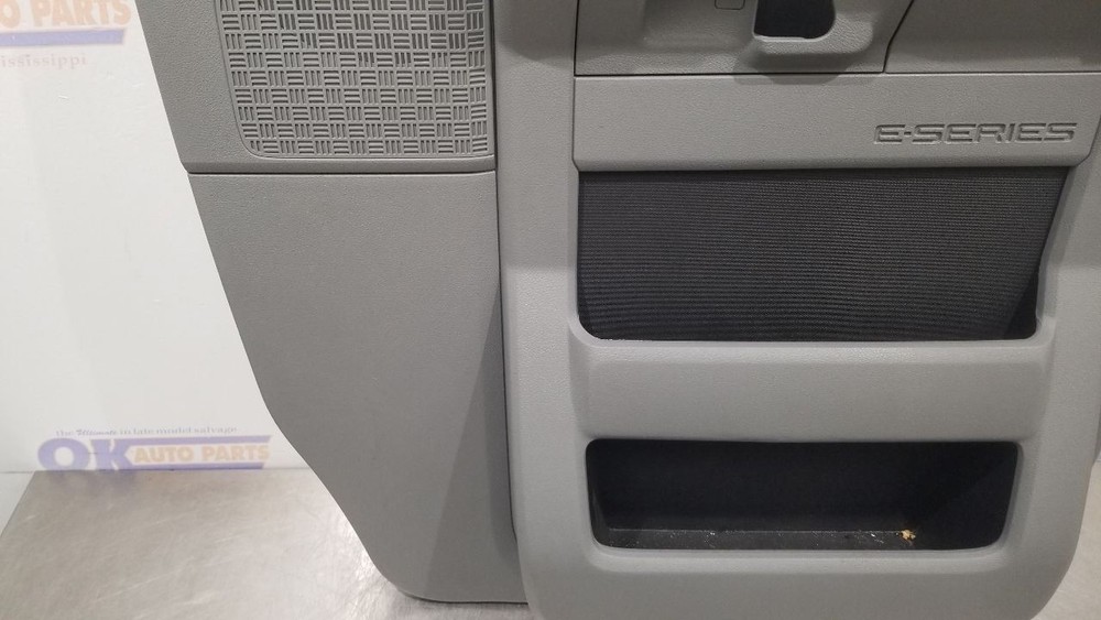 24 FORD E350 SUPER DUTY DOOR PANEL FRONT RIGHT PASSENGER GRAY