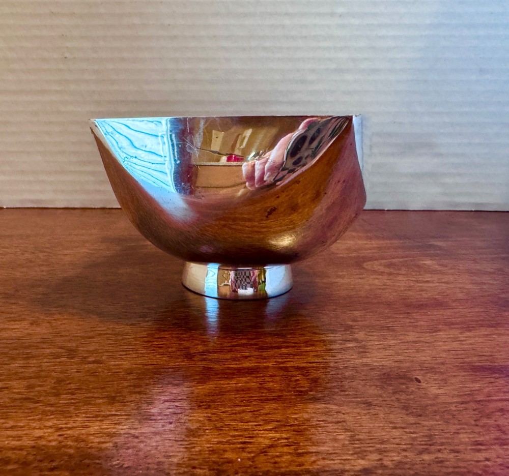 Vintage Ward Bennett Signed Silver Plate Bowl