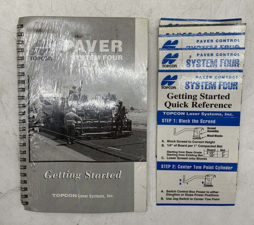 TOPCON SYSTEM FOUR 9254 Control Boxes, SONIC TRACKER II 9142 w/ Case ST2, 4