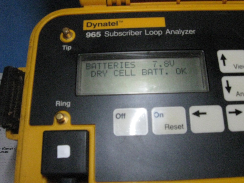 3M Dynatel 965 Subscriber Loop Analyzer & new Batt & 85 page instruction book