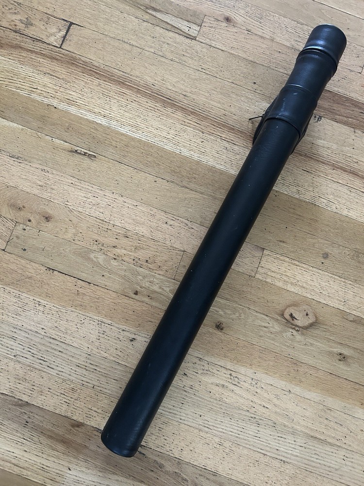 Viper Q-Vault Cue Stick Case No Strap Light Stain Zipper Pull Missing