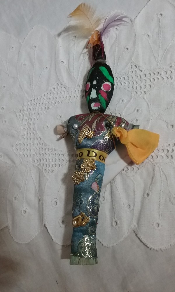 Handmade Straw Voodoo Doll 9"