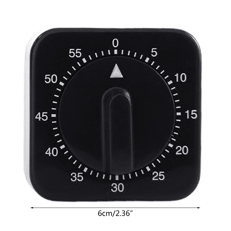 Portable Mechanical Timer Visual Countdown Clock for Time Management Tool Loud A